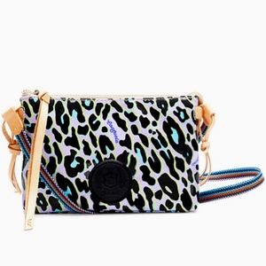 Consuela Midtown Crossbody Purple Cheetah